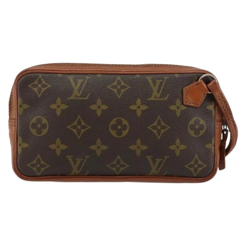 LOUIS VUITTON Monogram Pochette Sports Clutch Bag N0.183 LV Auth ka228 - Picture 2 of 16